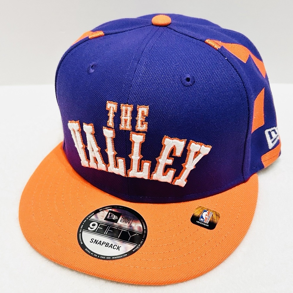 New Era Phoenix Suns City Edition 9FIFTY Snapback Hat Cap Adjustable Purple NBA - Picture 3 of 6